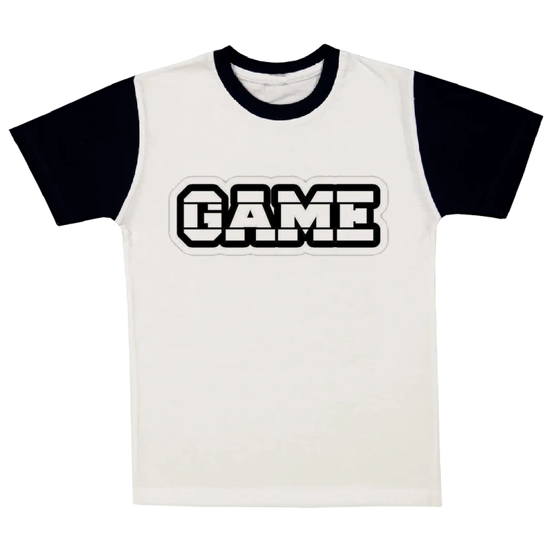 تی شرت آستین کوتاه پسرانه مدل A118 GAME
