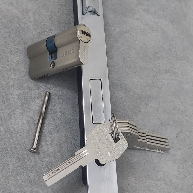 قفل و سیلندر آماتیس مدل آلومینیومی کد 4.5CM