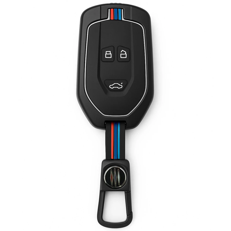 کاور ریموت و سوئیچ خودرو مدل دور فلزی شبرنگ کد JBS-46 مناسب برای ریسپکت پرایم