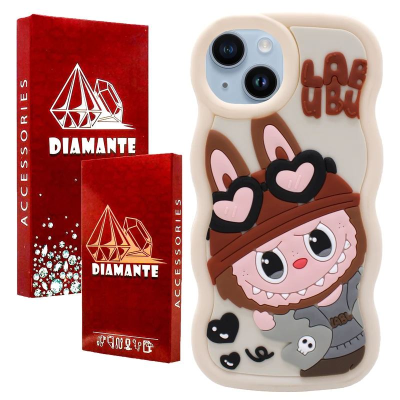 کاور دیامانته مدل Cream Rd مناسب برای گوشی موبایل اپل iPhone 13