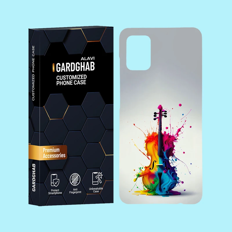 کاور گارد قاب علوی مدل ساز و موزیک مناسب برای گوشی موبایل سامسونگ Galaxy A51 4G