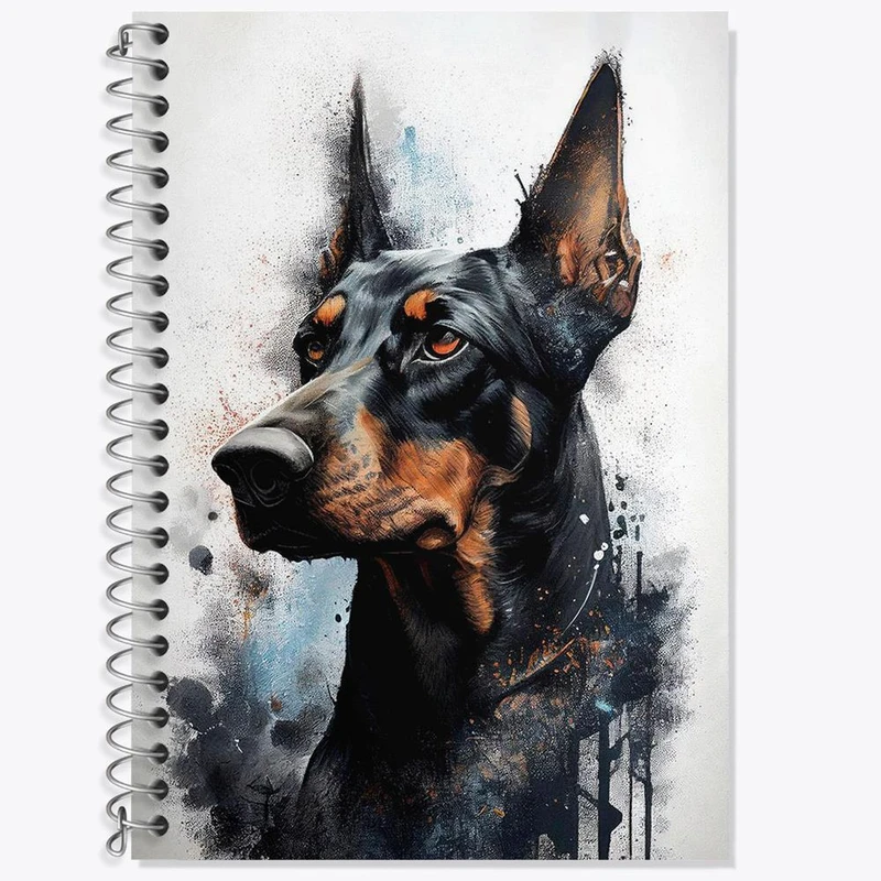 دفتر زبان 50 برگ خندالو مدل سه خط طرح سگ کد 28346