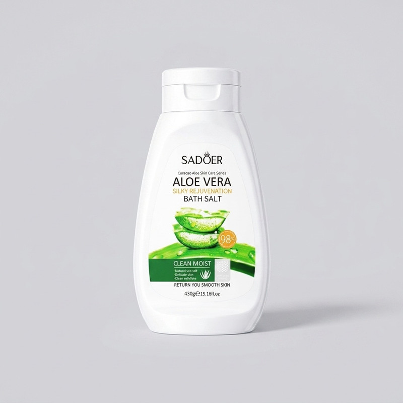 نمک حمام سادور مدل ALOE VERA SILKY وزن 430 گرم