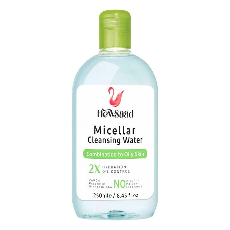 محلول پاک کننده آرایش صورت نیوساد مدل Com-Oil مناسب برای پوست های چرب حجم 250 میلی لیتر