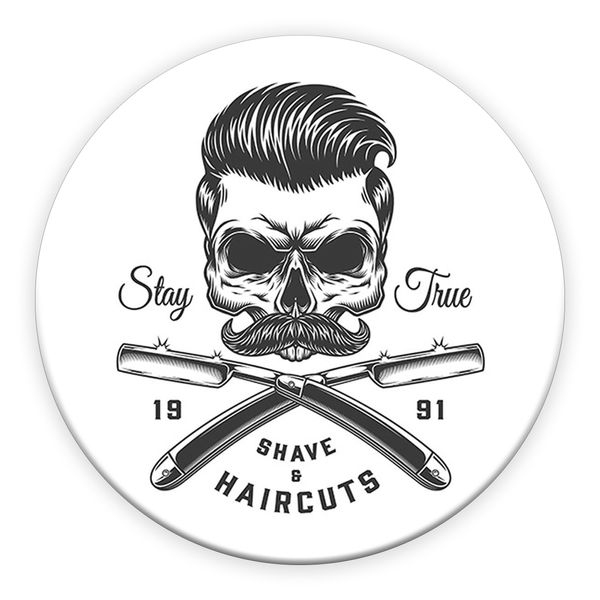 برچسب مدل Hair Cut Skull مناسب برای پایه نگهدارنده مغناطیسی