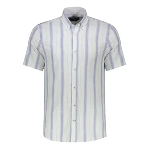 پیراهن آستین کوتاه یقه برگردان مردانه پاتن جامه مدل 04MC8028