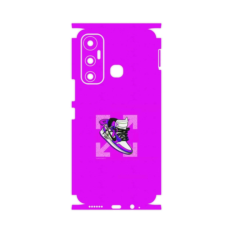 برچسب پوششی ماهوت مدل Nike Air Sneaker Digital Art-FullSkin مناسب برای گوشی موبایل اینفینیکس Hot 11
