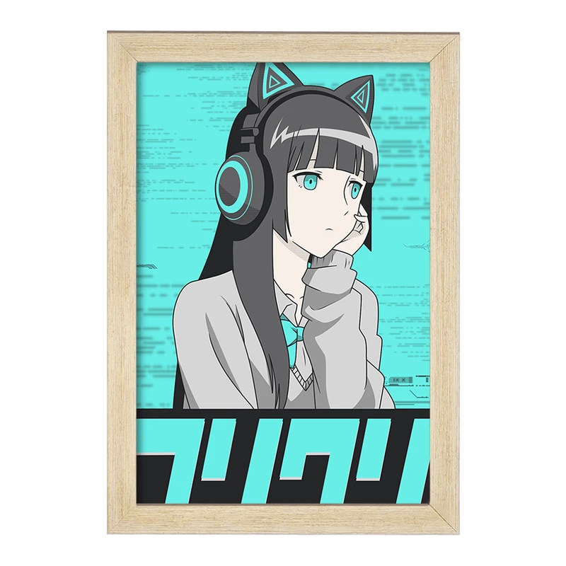 تابلو خندالو مدل هیدومی انیمه فولی کولی Fooly Cooly  کد 23584