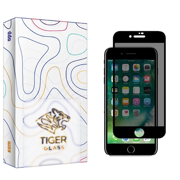محافظ صفحه نمایش حریم شخصی تایگر گلس مدل SAM2 مناسب برای گوشی موبایل اپل iPhone 8 Plus
