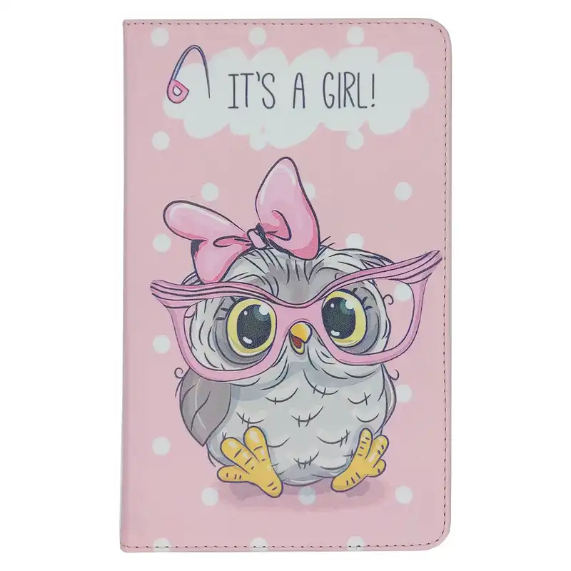 کیف کلاسوری طرح جغد فانتزی TB096 مناسب برای تبلت سامسونگ Galaxy Tab A 8.0 2019 T290 / T295