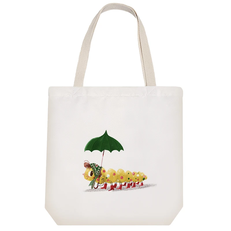 ساک خرید خندالو مدل کرم بامزه کد H1802