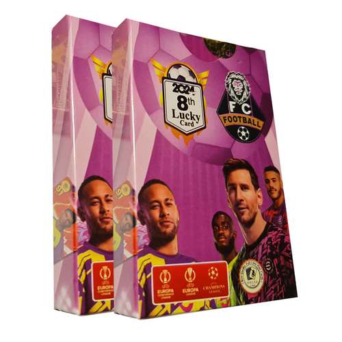 بازی فکری مدل کارت فوتبال FC-2024-8 بسته 16 عددی