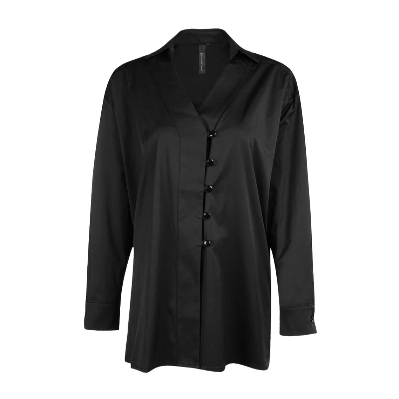 مانتو زنانه جوتی جینز مدل شومیزی کد 166169