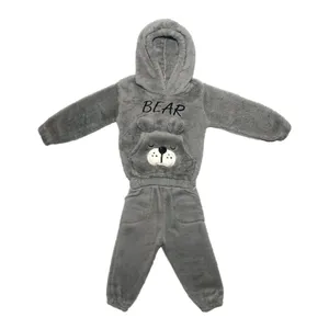 ست هودی و شلوار بچگانه مدل تدی کد 1058