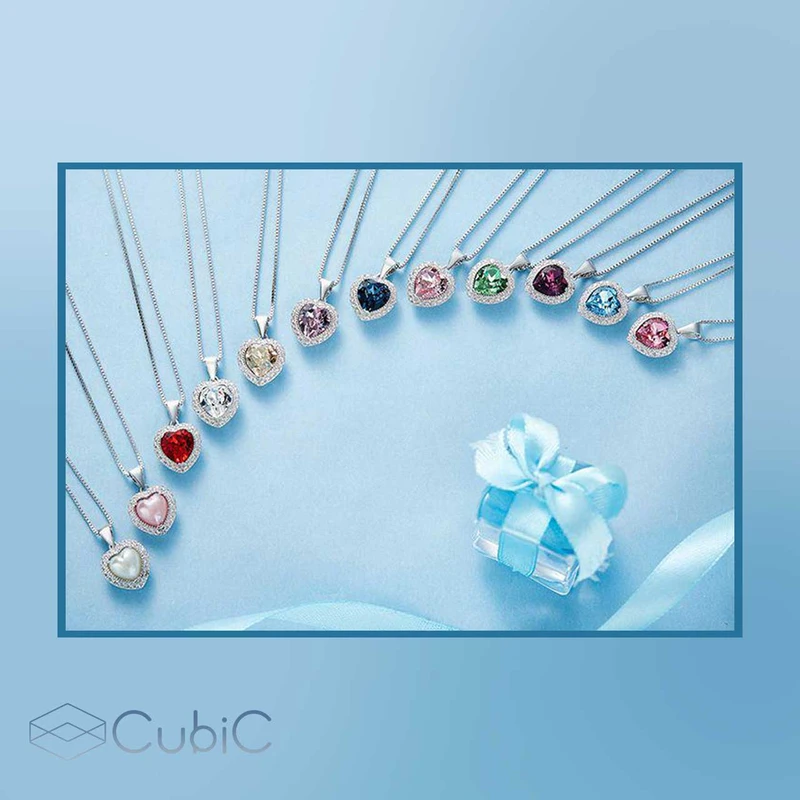 عکس شماره 7 : گردنبند نقره زنانه کوبیک مدل qp-3810-b