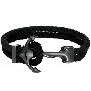 دستبند مردانه گالری گوهرسنگ مدل طنابی کد RP_012