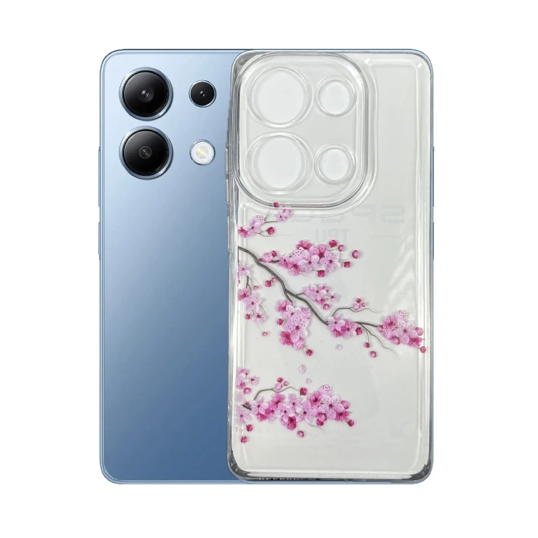 کاور طرح شکوفه گیلاس مناسب برای گوشی موبایل شیائومی Redmi Note 13 4g