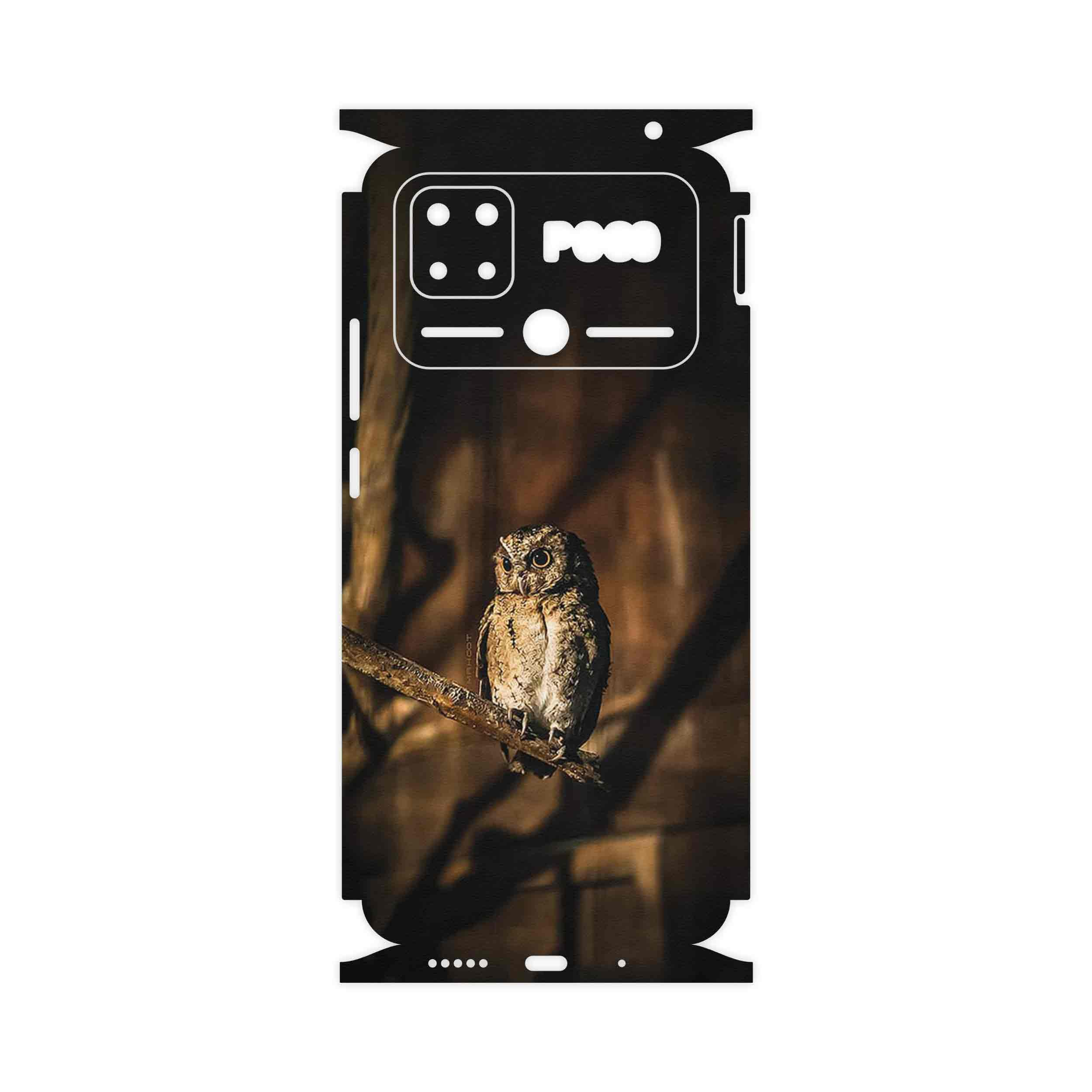 برچسب پوششی ماهوت مدل Owl-FullSkin مناسب برای گوشی موبایل شیائومی Poco C40