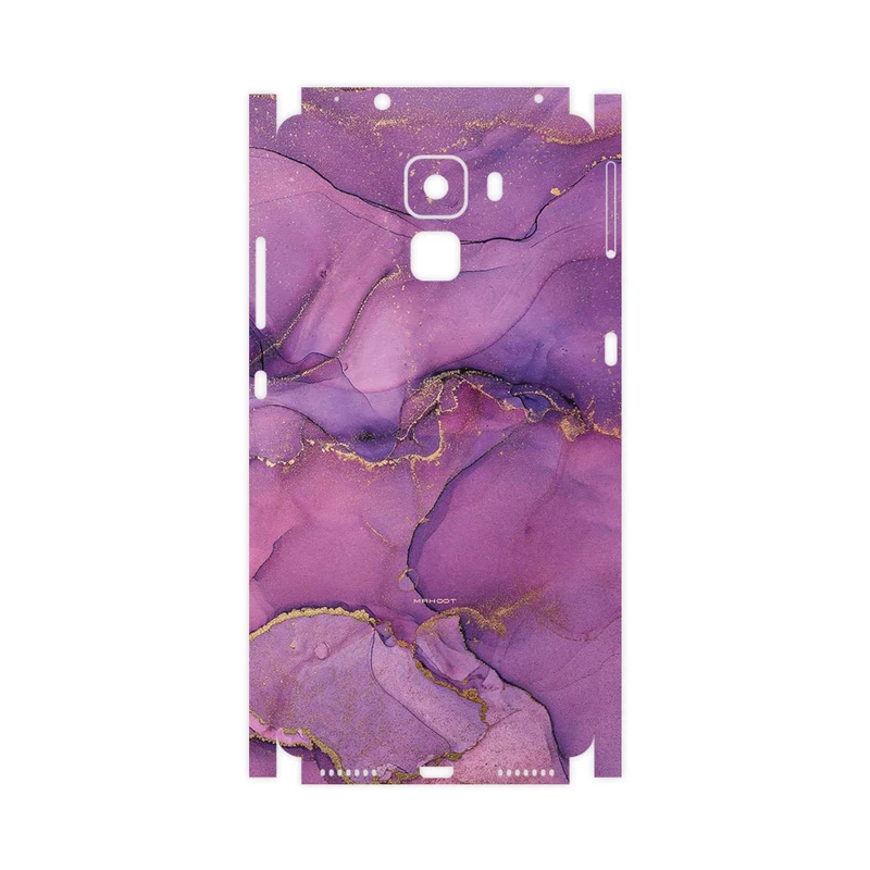 برچسب پوششی ماهوت مدل Purple Marble-FullSkin مناسب برای گوشی موبایل آنر 7