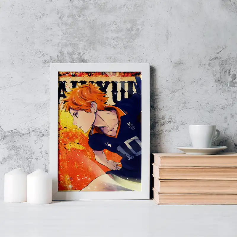 تابلو خندالو مدل هیناتا شویو انیمه هایکیو کد 17787