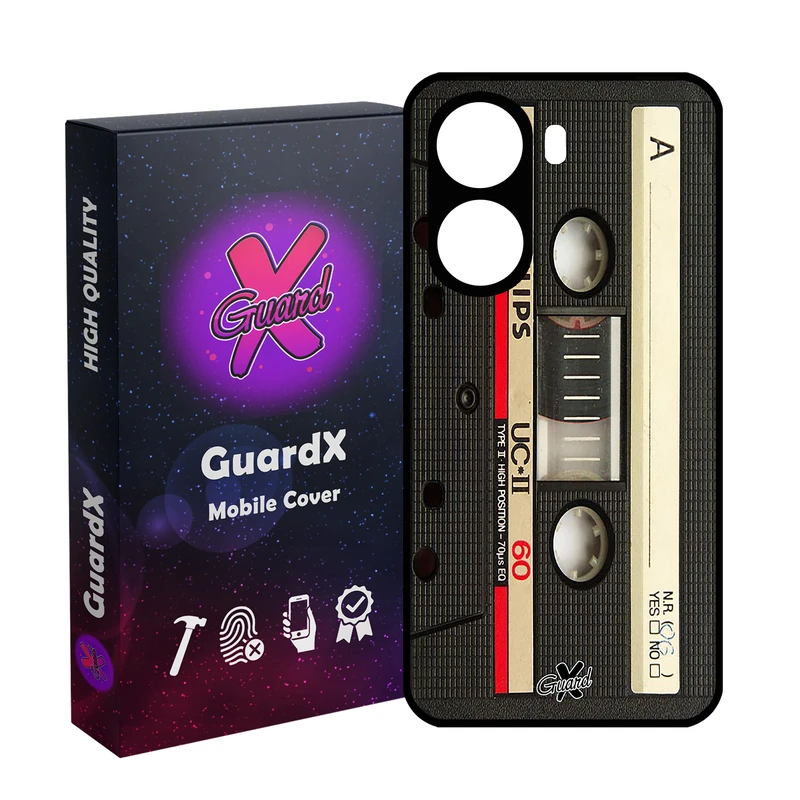 کاور گارد ایکس طرح Cassette مدل 10063 مناسب برای گوشی موبایل شیائومی Redmi A5 / Poco C71