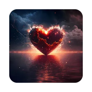 زیر لیوانی کاکتی مدل عاشقانه کد mp12011