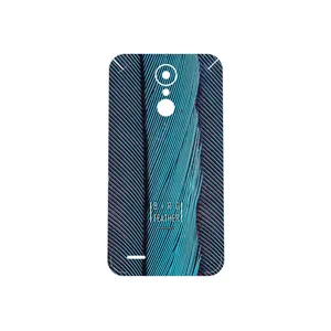 MAHOOT Turquoise feathers Cover Sticker for LG K10 2017