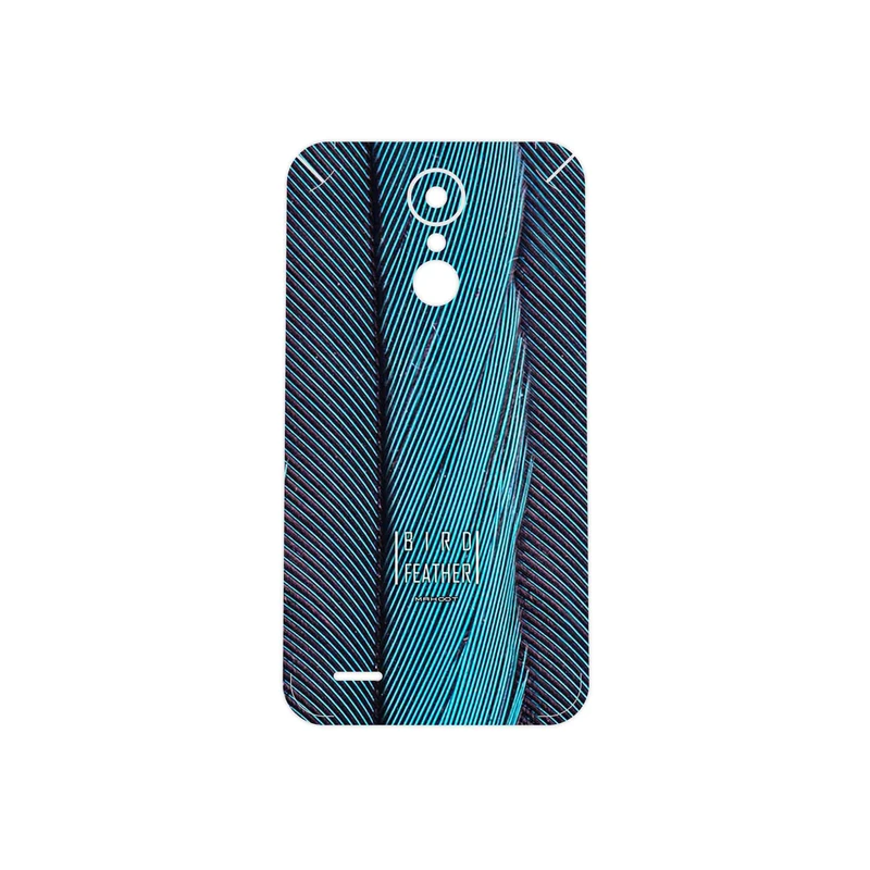 برچسب پوششی ماهوت مدل Turquoise feathers مناسب برای گوشی موبایل ال جی K10 2017