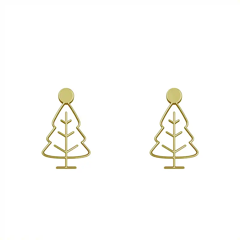 گوشواره طلا 18 عیار زنانه مدوپد مدل درخت کد GA1-15811