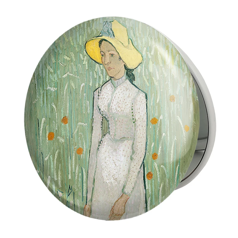 آینه جیبی خندالو طرح ونسان ونگوگ (Van Gogh) مدل تاشو کد 36815