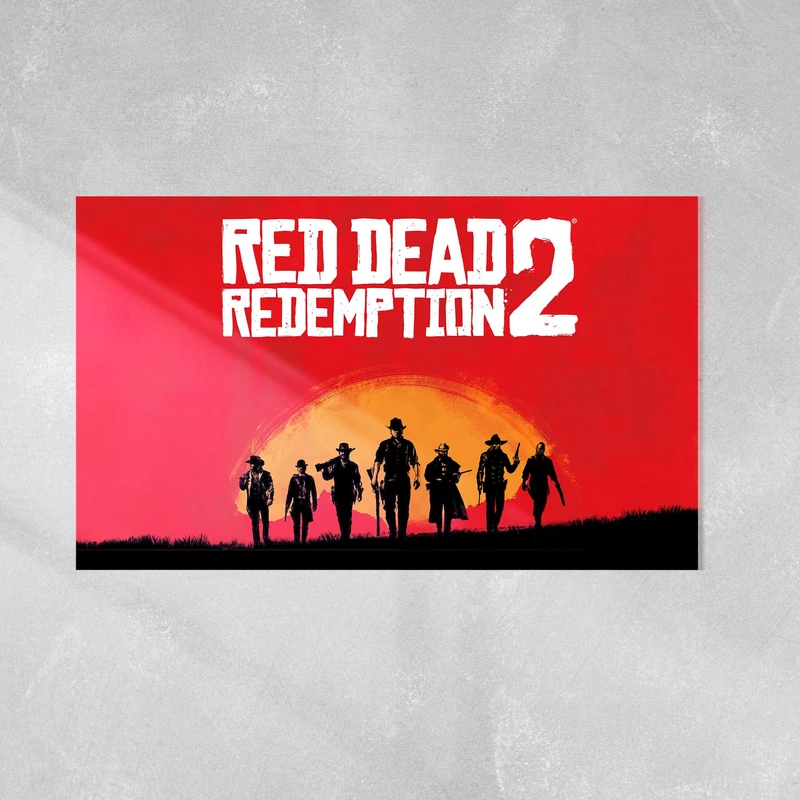 تابلو شاسی مدل گیمینگ رد دد ردمپشن red dead redemption