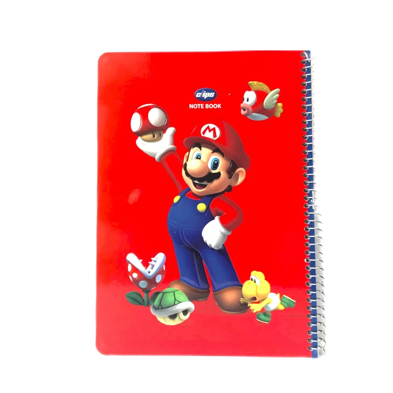 دفتر نقاشی 50 برگ کلیپس مدل سيمي طرح سوپر ماريو