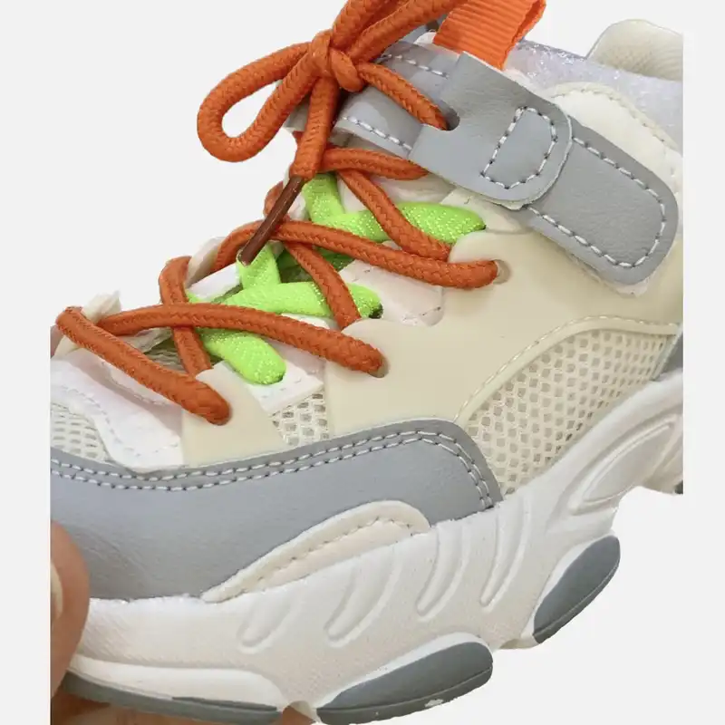 کفش راحتی بچگانه کد G 6689 رنگ طوسی