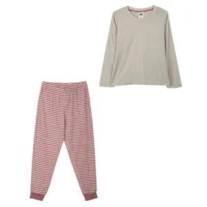 ست تیشرت آستین بلند و شلوار زنانه مدل MMDS-AT5662