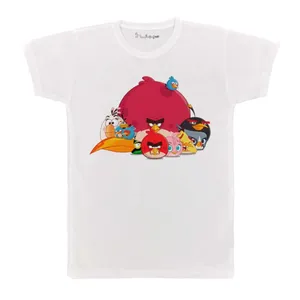 تی شرت بچگانه پرمانه طرح پرندگان خشمگین کد pmt.4434