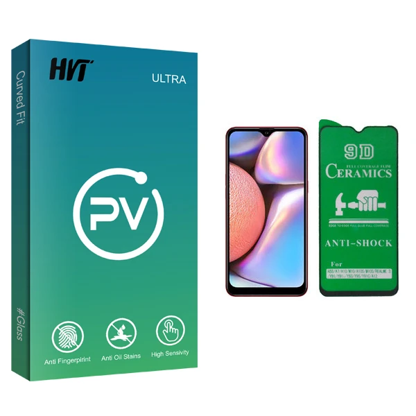 محافظ صفحه نمایش 9D اچ وی تی مدل PV glass مناسب برای گوشی موبایل سامسونگ Galaxy A10 / A10s / M10 / M10s
