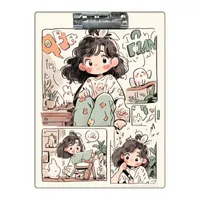 تخته شاسی طرح دخترانه کارتونی کد 6252495 سایز A4