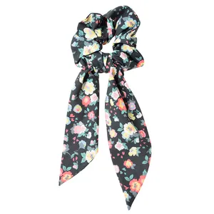 کش مو زنانه دلنار گالری مدل اسکرانچی شکوفه ریز کد 09