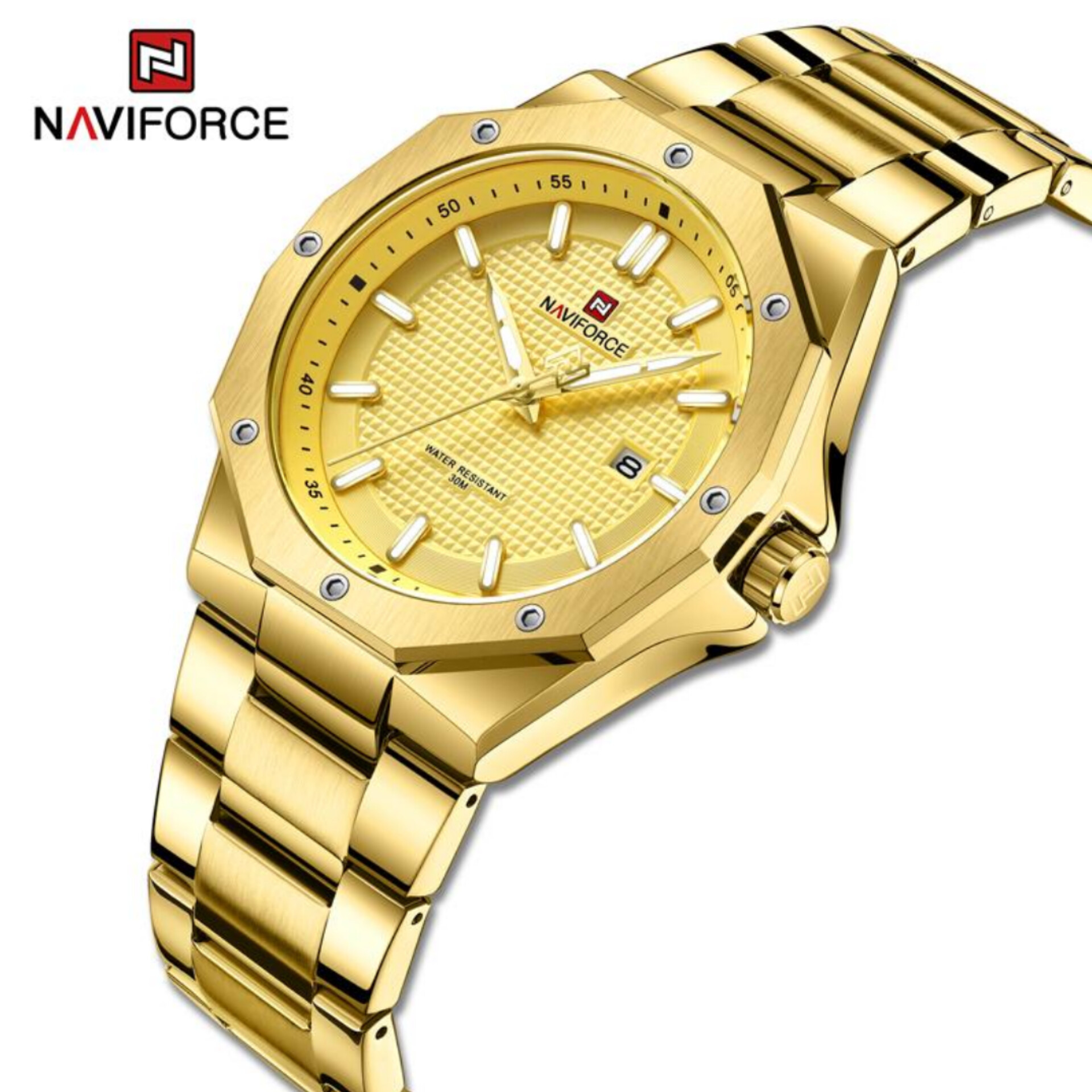 ساعت مچی عقربهای مردانه نیوی فورس مدل تقویم دار NF9200-GG ساعت مچی عقربهای مردانه نیوی فورس مدل تقویم دار NF9200-GG