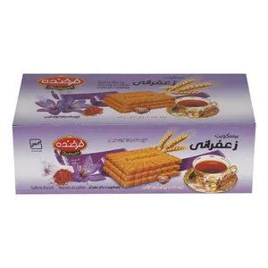 بیسکوئیت زعفرانی فرخنده - 500 گرم