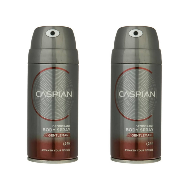 اسپری بدن مردانه کاسپین مدل 0099 حجم 150 میلی لیتر مجموعه 2 عددی