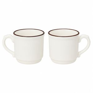 ماگ طرح مینیمال مدل سرامیکی مجموعه 2 عددی
