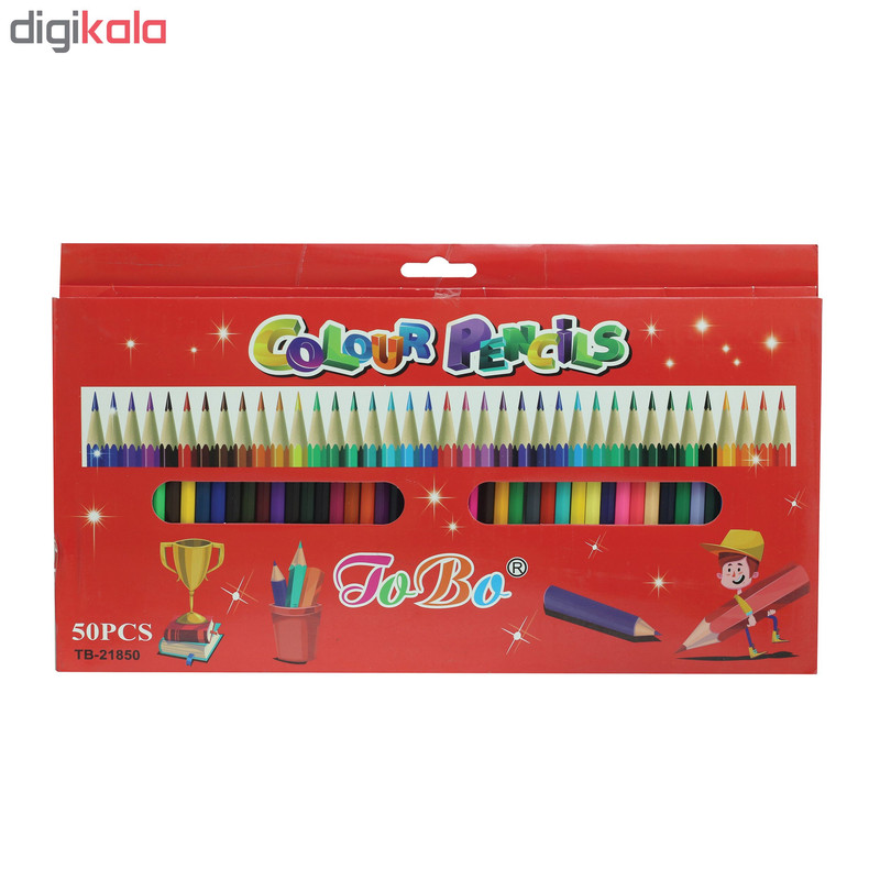 مداد رنگی 50 رنگ Toba کد TB-21850