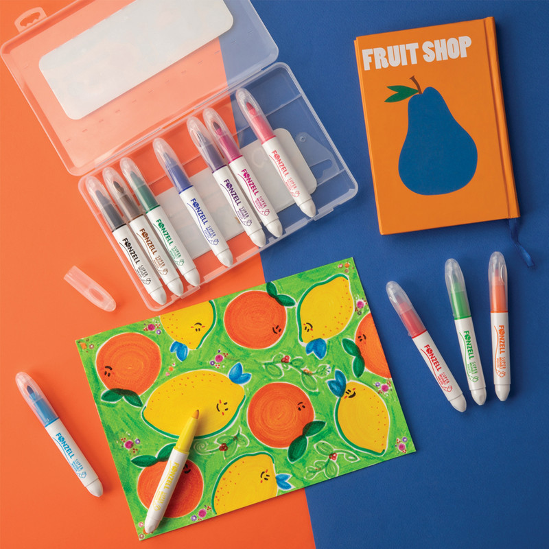 ماژیک رنگ آمیزی فونزل مدل Super Washable بسته 12 عددی