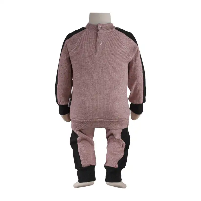 ست سویشرت و شلوار نوزادی  آدمک مدل  کبریتی THANKFULL