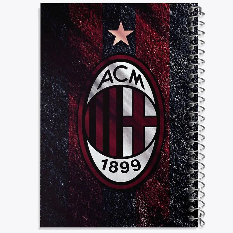 دفتر مشق 50 برگ خندالو مدل باشگاه آث میلان کد 27247