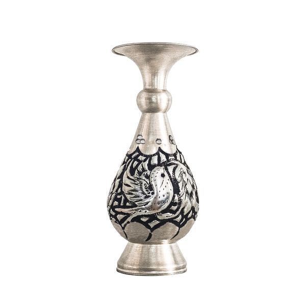 گلدان قلمزنی مسی مدل گلبان