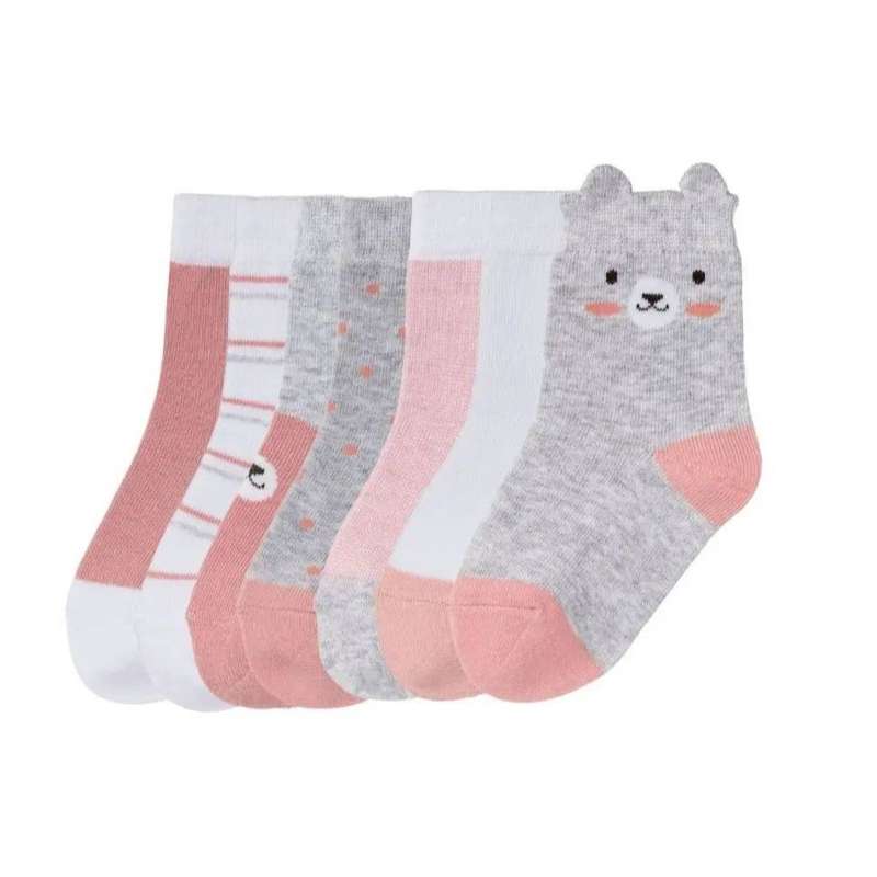 جوراب دخترانه لوپیلو مدل Khersi بسته 7 عددی