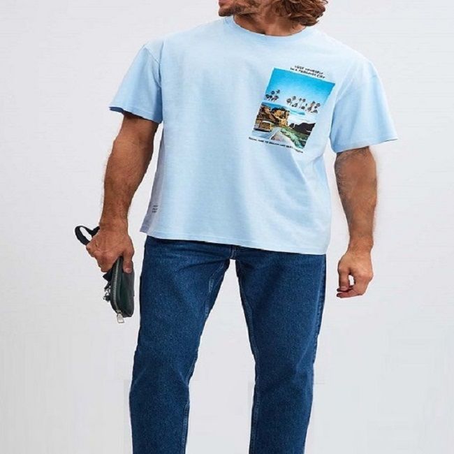 تی شرت آستین کوتاه مردانه گریملانژ مدل 2024 -  - 3