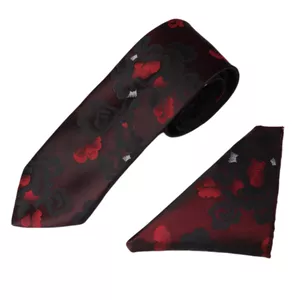 ست کراوات و دستمال جیب مردانه نسن مدل TM2
